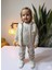 Kız Bebek Kelebek Desenli Üçlü Takım (Omuzdan Çıtçıtlısweatshirt+ Dantelli Kapşonluyelek+Pantolon) 1