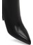 Kadın Siyah Kalın Topuklu Deri Bot 25WFD491118 9
