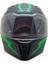 928 Çene Açılır Mat Yeşil Kask 1