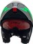 928 Çene Açılır Mat Yeşil Kask 4