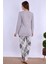 Gri %100 Pamuk Hamile Lohusa Pijama Takımı 3
