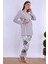 Gri %100 Pamuk Hamile Lohusa Pijama Takımı 5