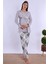 Gri %100 Pamuk Hamile Lohusa Pijama Takımı 6