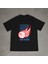 Ball Tasarım Baskılı Siyah Oversize T-Shirt 1