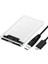 6642 2.5" USB 3.0 Harici SSD Harddisk Şeffaf Taşınabilir HDD Sata Kutusu USB 3.0 Ile 5 Gbps A Kadar Veri Aktarımı USB 2.0 Or 1.1destekli Tak-Çalıştır LED Işıklı 4tb (4000GB) Destekli 1