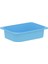 5 Adet Mavi Kapaklı Çok Amaçlı Saklama Kutusu - Oyuncak Sepeti 5KS5K 3