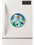 Desenli Temalı Yuvarlak Buzdolabı Magnet – 10X10 cm Elsa-Anna-Olaf 1