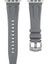 Ile Uyumlu 42MM Krd-89 Silikon Kordon Gümüş 2