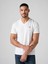Erkek T-Shirt Beyaz V Yaka Tişört A2084-0000 5