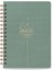 A5 Spiralli Keten Süresiz Planlayıcı Ajanda Yeşil 5