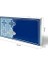 Blue Tile Tavla, Çizilmez Zeminli, Mıknatıslı Mdf Kasa, 2 Kat Vernik Cilalı 2