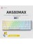 Ajazz AK680 Max%68 Manyetik Switch, 3000MAH Batarya 8000 Hz KABLOLU-1000 Hz Polling Rate Kablosuz Manyetik Klavye Rgb Arkadan Aydınlatmalı Özelleştirilebilir Tuşlar (AK680 Max - Beyaz) 2