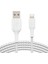 Örgülü Lightning Kablosu (Iphone, Ipad, Airpods Için Boost Charge Lightning/usb Kablosu) Mfi Sertifikalı iPhone Şarj Cihazı, Örgülü Lightning Kablosu (2m, Beyaz) 1
