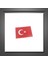 10 Adet Türk Bayrağı Sticker A5 Küçük Etiket (Ebat: 21 cm x 14,8 Cm) 3