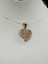 14 Ayar Altın Taşlı Kalp Kolye Ucu 3