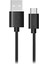 HY-X57 0.5A Poşet 1m Uzun Konnektörlü Siyah Micro USB Şarj Kablosu 1