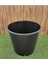 Üretim Saksısı 2 Adet 14 Lt 28X27 cm Plastik Saksı Siyah Üretim Saksı Bitki Üretim Saksısı 1
