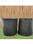Üretim Saksısı 2 Adet 14 Lt 28X27 cm Plastik Saksı Siyah Üretim Saksı Bitki Üretim Saksısı 3