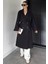 Kadın Iç Astarlı Bel Kuşak Detaylı Çift Cepli Uzun Trençkot P-00018914 2