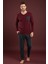 Luxury Thermal Erkek Pijama Takımı 9732 Bordo 1