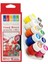 Boya 10 Renk x 20 ml Su Bazlı Tüp 1 Paket Südor Guaj Boya Seti Şişe Içerisinde 10 Lu 1