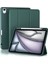 Ipad Air 11INÇ 2024 Air 4-5-6.nesil 10.9 ile Uyumlu Kılıf Pen Charge Kalem Bölmeli Orj Kapak Case, Koyu Yeşil 1