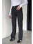 Kadın Yüksek Bel Likralı Palazzo Jean Kot Pantolon P-00018895 3
