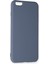 iPhone 6 Plus Kılıf Nano Içi Kadife Silikon - GRI-(5796) - N969J787-M96969 2