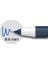 Bir Değişim Rollerball Kalem Ultra Pürüzsüz Ipucu 0.6mm Çizgi Genişliği Mavi 5