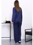 Lacivert Biye Detaylı Sweat Pantolonlu Takım 4