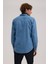 Lacivert Comfort Fit %100 Pamuk Denim Gömlek 4