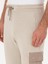 Erkek Bej Slim Fit Kargo Cepli Paçası Düz Eşofman Altı 50309820-VR011 5