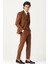Taba Fitilli Kadife Erkek Takım Elbise – 3 Parça Yelekli, Şık ve Modern Slim Fit Kesim 4