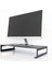 Metal Monitör Standı - Siyah - Monitör Yükseltici - Laptop Standı - Organizer - SMS1BL 1