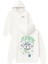 Ripndip Tasarım Baskılı Oversize Beyaz Kapüşonlu Sweatshirt 1