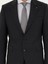 Erkek Siyah Slim Fit Yün Karışımlı Mikro Desenli Takım Elbise 50272937-VR046 6