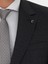 Erkek Siyah Slim Fit Yün Karışımlı Mikro Desenli Takım Elbise 50272937-VR046 7