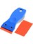 Mini Kazıyıcı - 10 Plastik Bıçaklı Spatula, Yapışkan ve Yapıştırıcı Çıkarıcı, Mavi 1