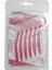 Arayüz Fırçası Diş Arası Arayüz Fırçası L Tipi Diş Ara Fırçası 6 Adet Pembe 0,40 mm 2