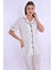 Ekru Hamile Lohusa Pijama Takımı 6