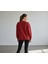 California Vibes Oversize Sweatshirt Kırmızı 2