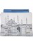 Istanbul Silüeti Çizgisel Desenli iPad Tablet Çantası, 10-12 Inç Uyumlu 3
