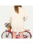 Butterfly Ride Oversize Sweatshirt Bej 2
