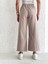 Paçası Püsküllü Palazzo Pantolon - Bej 2