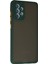Samsung Galaxy A72 Kılıf Montreal Silikon Kapak - Koyu Yeşil 5