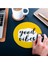 Good Vibes Tasarımlı Yuvarlak Mouse Pad - Mouse Altlığı - Mousepad - Mouse Pad - Fare Altlığı 1