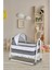 Babydoor Meltem Lüks Sallanır Tenteli Portatif Sepet Beşik 5 cm Sünger Yatak Hediyeli Bebek Beşiği 3