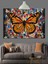 Parlak Renkli Desenli Kelebek Dekoratif Kanvas - Mdf Ahşap Tablo 2