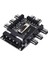 8 Port Fan Çoklayıcı Hub Y Pwm Splitter Ide Molex Soğutma 3 Pin 4 Switch Anahtarlı 4336 1