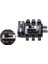 8 Port Fan Çoklayıcı Hub Y Pwm Splitter Ide Molex Soğutma 3 Pin 4 Switch Anahtarlı 4336 2